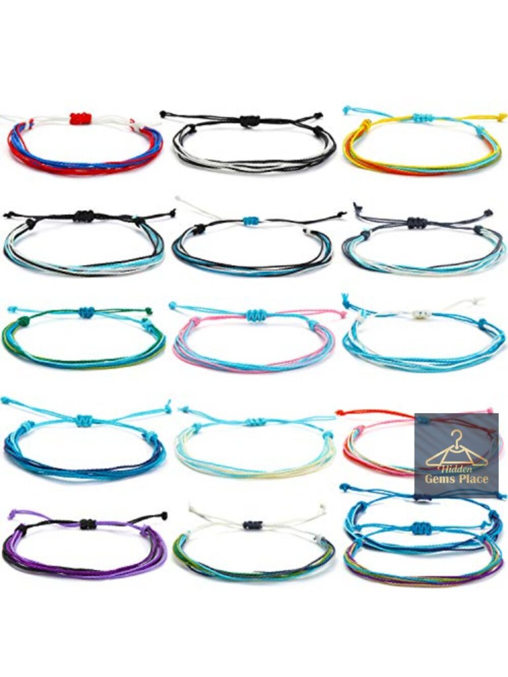 Handmade Boho Strand Bracelet Set Waterproof Adjustable